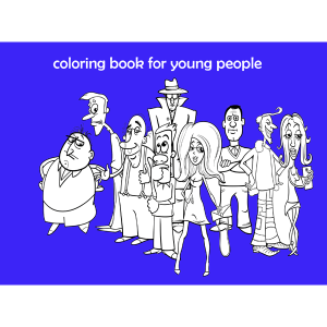 coloring book for young people