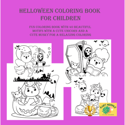 Helloween coloring book for children