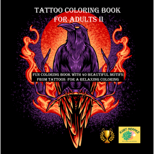 TATTOO Coloring Book For ADULTS II
